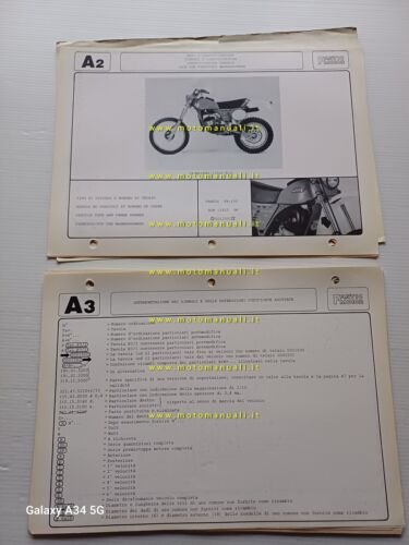 Fantic Caballero 125 Regolarit Competizione 1981 catalogo ricambi originale