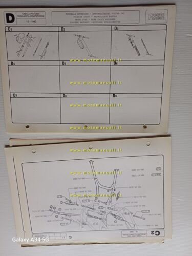 Fantic Caballero 125 Regolarit Competizione 1981 catalogo ricambi originale