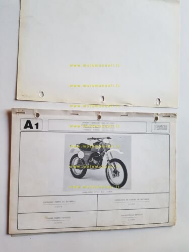 Fantic Caballero 125 Regolarit Competizione 1979 catalogo ricambi originale