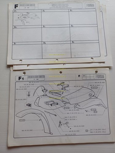 Fantic Caballero 50 - 75 Enduro Competition 1981 catalogo ricambi …