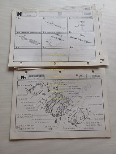 Fantic Caballero 50 - 75 Enduro Competition 1981 catalogo ricambi …