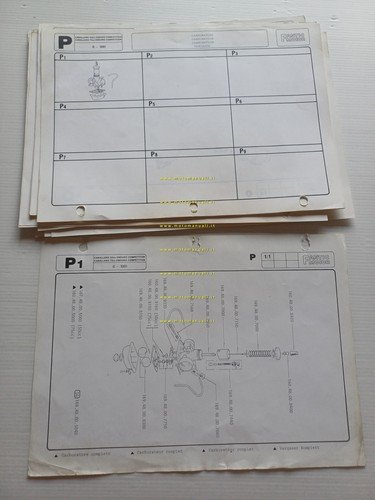 Fantic Caballero 50 - 75 Enduro Competition 1981 catalogo ricambi …