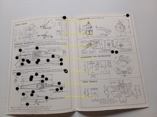 Fantic Caballero 50 cc Reg. 4M 1973 scheda omologazione DGM …