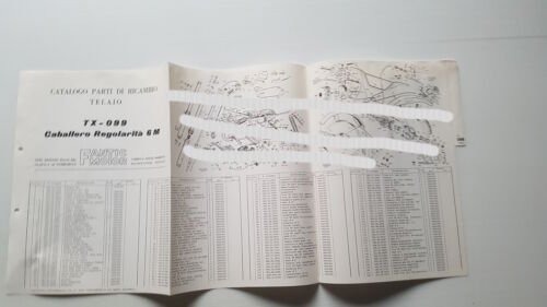 Fantic Caballero 50 Regolarità 6M TX-099 1976 catalogo ricambi TELAIO …