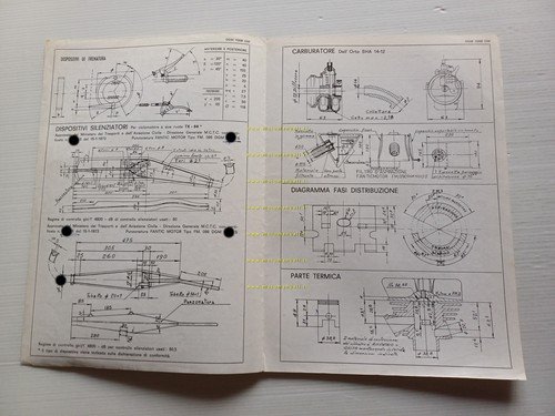 Fantic Caballero 50 Regolarità 6M TX 96 1973 Facsimile scheda …