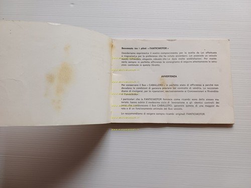 Fantic Caballero 50 Regolarità Competiz.-Casa-Super 1979 manuale uso originale