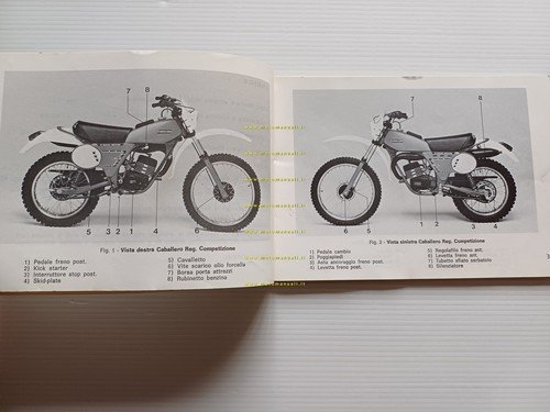 Fantic Caballero 50 Regolarità Competiz.-Casa-Super 1979 manuale uso originale
