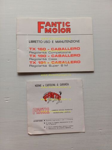 FANTIC CABALLERO 50 REGOLARIT Tx 160 -Tx 190 CASA - …