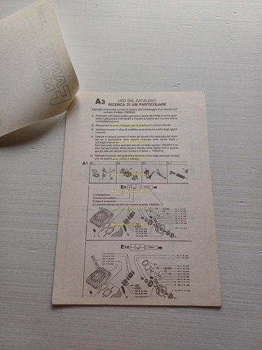 Fantic Caballero 50 RS 1990 catalogo ricambi originale