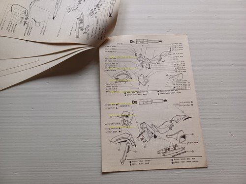 Fantic Caballero 50 RS 1990 catalogo ricambi originale