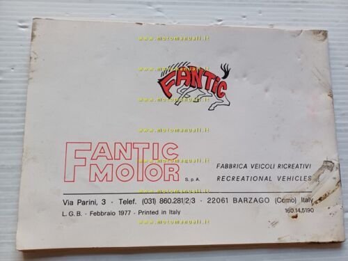 Fantic Caballero 50 TX 160 TX 190 TX 191 1977 …
