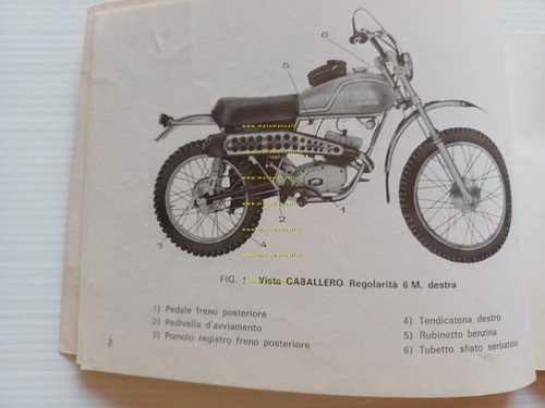 Fantic Caballero 50 Tx 9.4 9.8 9.9 1973 manuale uso …
