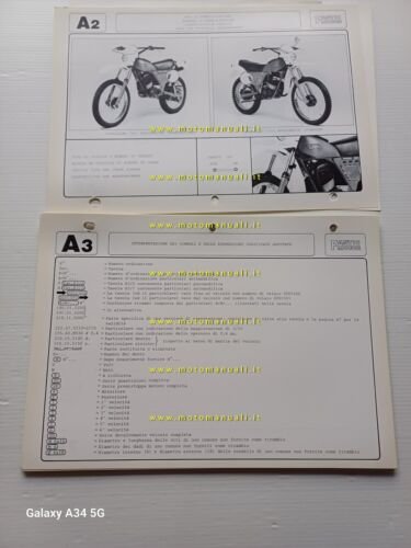 Fantic Caballero 75 Regolarit Competizione-STD 1980 catalogo ricambi originale