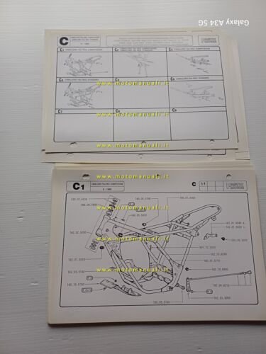 Fantic Caballero 75 Regolarit Competizione-STD 1980 catalogo ricambi originale