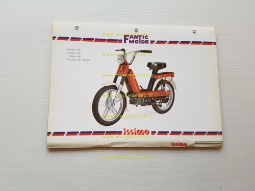 Fantic Issimo 50 1981 catalogo ricambi originale
