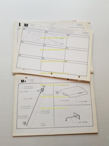 Fantic Issimo 50 1981 catalogo ricambi originale