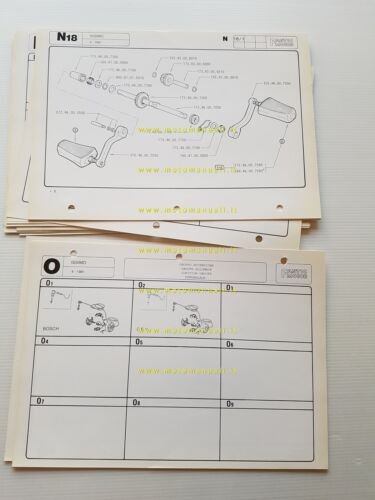 Fantic Issimo 50 1981 catalogo ricambi originale