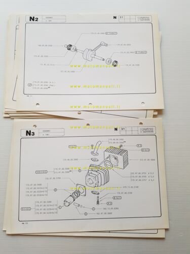 Fantic Issimo 50 1981 catalogo ricambi originale