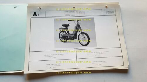Fantic Issimo 50 1981 catalogo ricambi telaio originale spare parts …