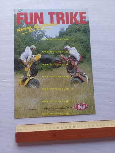 Fantic Motor- SWM Trial kit conversione Trike STIMULA depliant originale