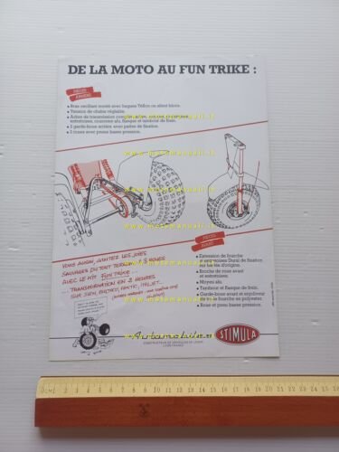 Fantic Motor- SWM Trial kit conversione Trike STIMULA depliant originale