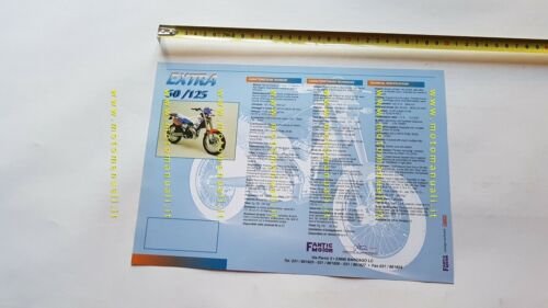 Fantic Motor 125 - 50 Extra 1998 depliant ORIGINALE moto