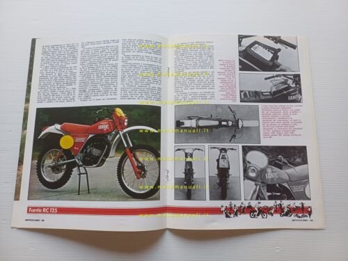 Fantic Motor 125 Regolarit Competizione 1978 prova Motociclismo depliant