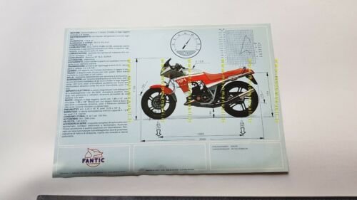 Fantic Motor 125 Sport HP1 1985 depliant moto ITALIANO originale …