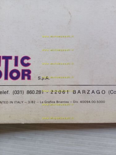 Fantic Motor 125 Strada FM 400 1982 manuale uso manutenzione …