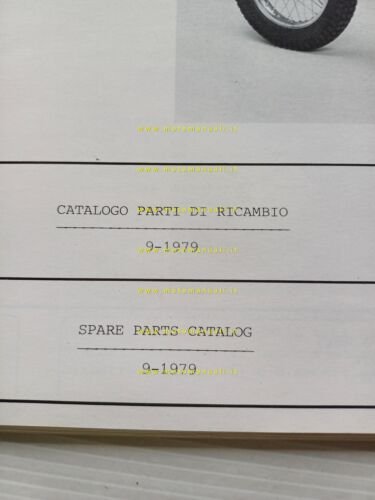 Fantic Motor 125 Trial 1979 2 cataloghi ricambi originali parts …