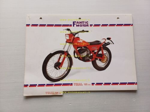 Fantic Motor 125 Trial 1979 2 cataloghi ricambi originali parts …