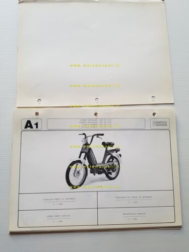 Fantic Motor 50 CLAN 1981 catalogo ricambi originale
