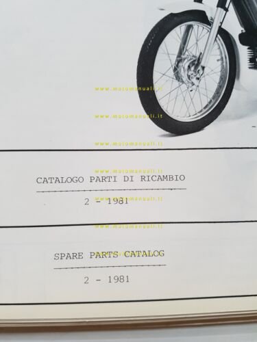 Fantic Motor 50 CLAN 1981 catalogo ricambi originale