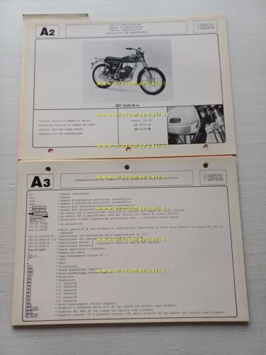 Fantic Motor 50 GT Four 1980 catalogo ricambi originale spare …