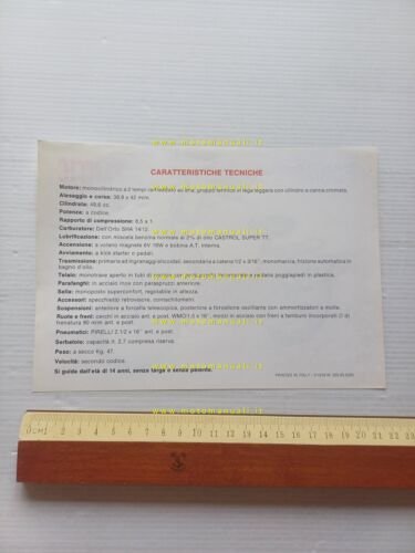 Fantic Motor 50 Rally depliant italiano originale