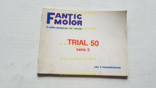 Fantic Motor 50 Trial Serie 5 1989 Manuale Uso originale …