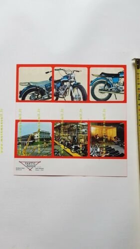 Fantic Motor 50 Turismo Internazionale 1973 depliant SENZA TESTO originale