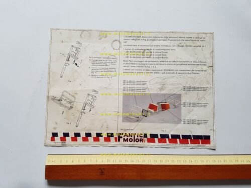 Fantic Motor accessori Issimo 50 3V Raider depliant originale italiano