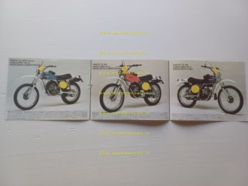 Fantic Motor Caballero 50-125 produzione modelli 1977 depliant italiano original