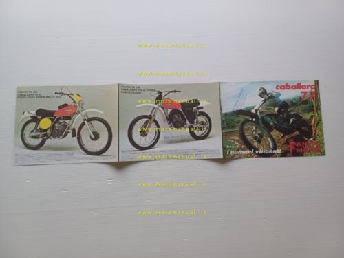 Fantic Motor Caballero 50-125 produzione modelli 1977 depliant italiano original