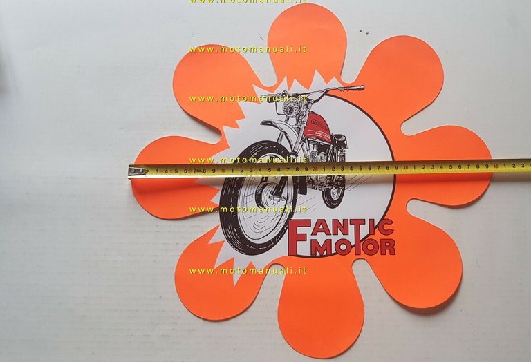 Fantic Motor Caballero 50 1971-72 vetrofania adesivo originale epoca no …