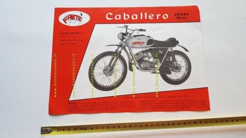 Fantic Motor Caballero Cross 50 1a Serie 1970 depliant originale …