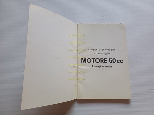 Fantic Motor Caballero manuale officina motore 50 1976 italiano originale