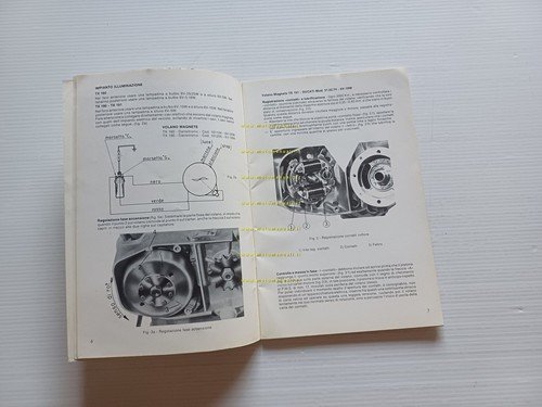 Fantic Motor Caballero manuale officina motore 50 1976 italiano originale