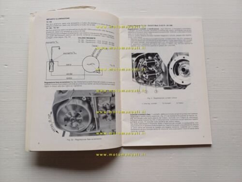 Fantic Motor Caballero manuale officina motore 50 1977 originale workshop …