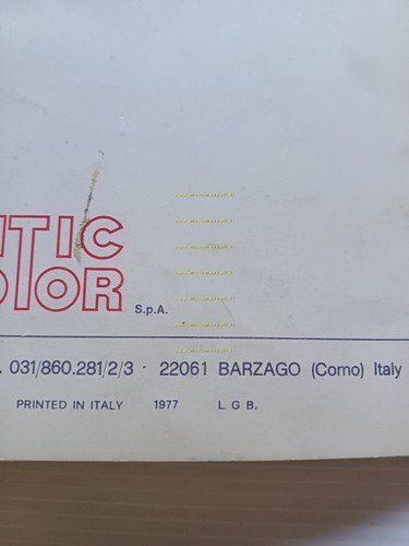 Fantic Motor Caballero manuale officina motore 50 6 V 1977 …