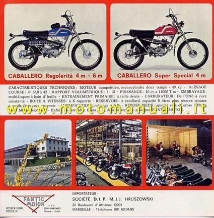 Fantic Motor CABALLERO REGOLARITÀ 50 4m6m - SUPER SPECIAL 4m …