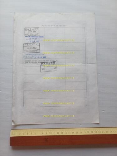 Fantic Motor certificato al portatore prestito obbligazionario 1978 originale