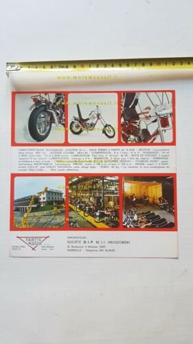 Fantic Motor Chopper 50 1973 depliant originale FRENCH brochure