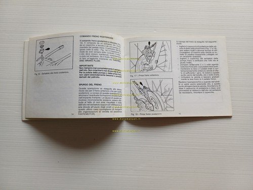 Fantic Motor Coach 309-249-125.9 Trial manuale uso manutenzione originale